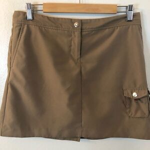 Izod golf skort tan khaki sz 6 tennis running